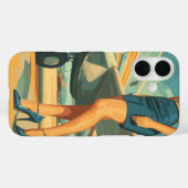 ジェットエレガントパイロット Case-Mate iPhoneケース (裏面 (横))