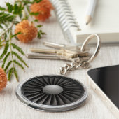 ジェットエンジンタービンファン キーホルダー (側面)