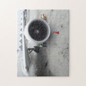 ジェットエンジンフォトパズルとギフトボックス ジグソーパズル (縦)