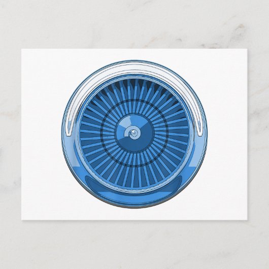 ジェットエンジン シーズンポストカード (正面)