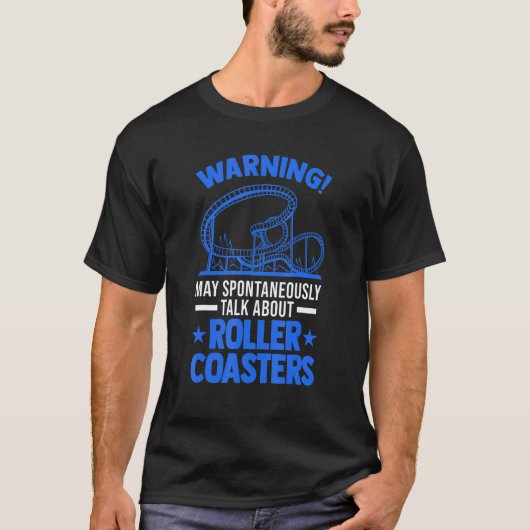 ジェットコースターについて自発的に話す5月 Tシャツ (正面)