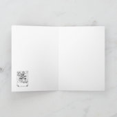 ジェットコースターに乗るかわいい骸骨たち カード (内部)