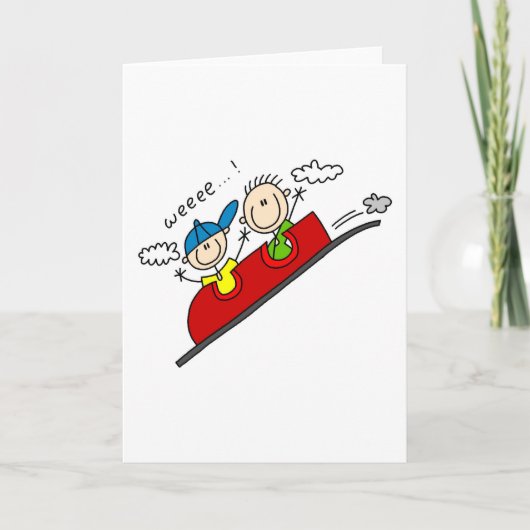 ジェットコースターのカードに乗る カード (正面)