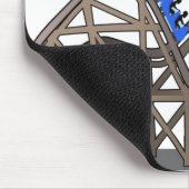 ジェットコースターのギークのマウスパッド マウスパッド (コーナー)