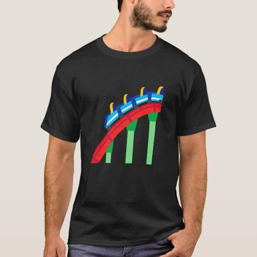 ジェットコースターのコスチューム Tシャツ (正面)