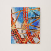 ジェットコースターのジグソーパズル ジグソーパズル (縦)