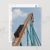 ジェットコースターのポストカード ポストカード (正面/裏面)