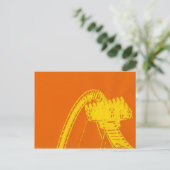 ジェットコースターのライダー ポストカード (スタンド正面)