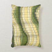 ジェットコースターのヴィンテージのサイケデリックなストライプの アクセントクッション (正面(垂直))