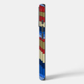 ジェットコースターのヴィンテージのサイケデリックなストライプの Case-Mate iPhoneケース (裏面 / 左)