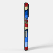 ジェットコースターのヴィンテージのサイケデリックなストライプの Case-Mate iPhoneケース (裏面 / 右)