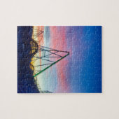 ジェットコースターの娯楽乗車 ジグソーパズル (横)