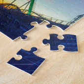 ジェットコースターの娯楽乗車 ジグソーパズル (側面)