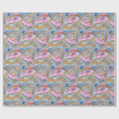 ジェットコースターの富鉱帯 ラッピングペーパー (フラット)