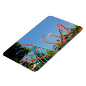 ジェットコースターの背景 マグネット (左側)