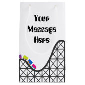 ジェットコースターの追加メッセージパーティー抱き枕 スモールペーパーバッグ (正面)