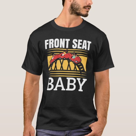 ジェットコースターの遊戯で Tシャツ (正面)