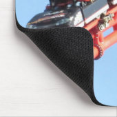 ジェットコースターの高いスリル マウスパッド (コーナー)