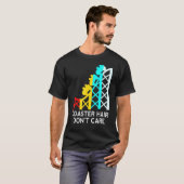 ジェットコースターの髪の乱れは気にしない Tシャツ (正面フル)