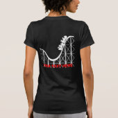 ジェットコースターのTシャツ Tシャツ (裏面)