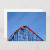 ジェットコースターはがき ポストカード (正面/裏面)