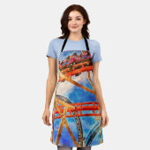 ジェットコースターエプロン エプロン (着用した状態)