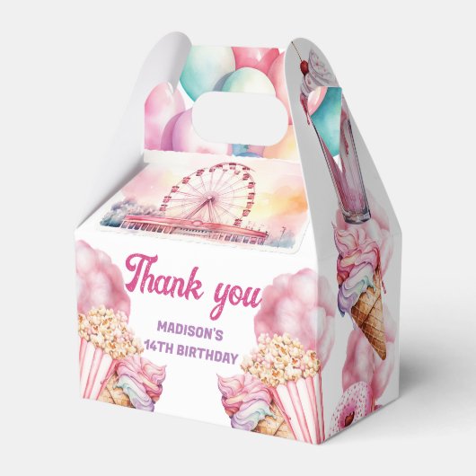 ジェットコースターカスタムパーティーおもしろいとカラフル フェイバーボックス (正面サイド)