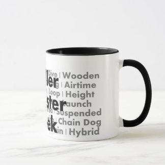 ジェットコースターギークコーヒーマグ マグカップ
