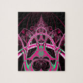 ジェットコースターサイケデリックトンネルフラクタル ジグソーパズル (縦)