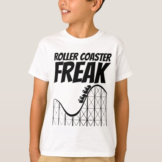 ジェットコースターフリークキッズTシャツ Tシャツ (正面)