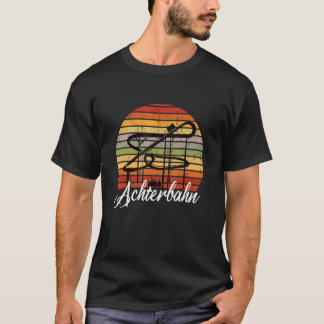ジェットコースターレトロ遊園地 Tシャツ