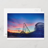 ジェットコースター乗り物 ポストカード (正面/裏面)