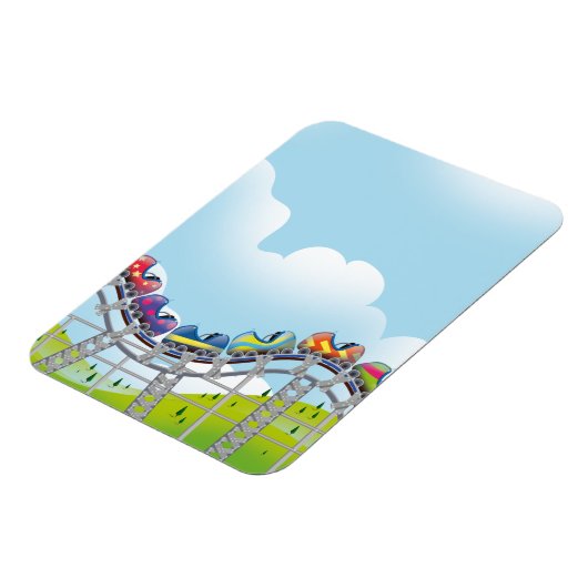 ジェットコースター乗り マグネット (左側)