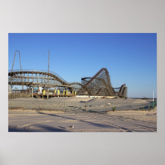 ジェットコースター写真ポスター ポスター (正面)