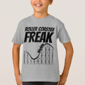 ジェットコースター大好きキッズTシャツ Tシャツ (正面)