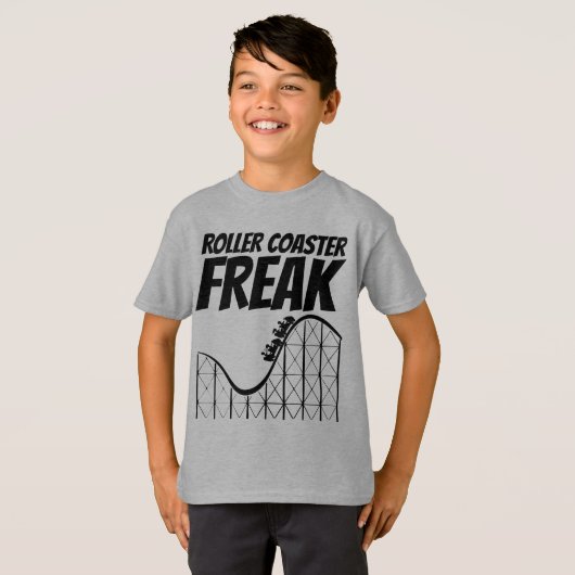ジェットコースター大好きキッズTシャツ Tシャツ (正面フル)