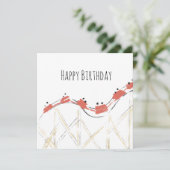 ジェットコースター手描き誕生日 (スタンド正面)