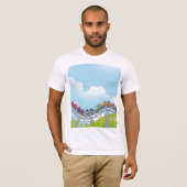 ジェットコースター搭乗 Tシャツ (正面フル)