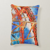 ジェットコースター枕 アクセントクッション (裏面(縦))