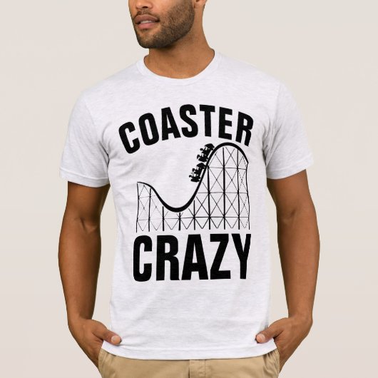 ジェットコースター熱狂するTシャツ Tシャツ (正面)