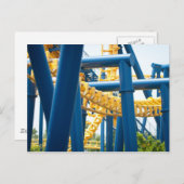 ジェットコースター遊園地 ポストカード (正面/裏面)