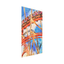 ジェットコースター金属プリント メタルプリント