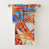 ジェットコースター風呂タオルセット バスタオルセット (インサイチュ)