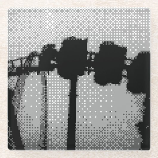 ジェットコースター・ガラス・コースター ガラスコースター (正面)