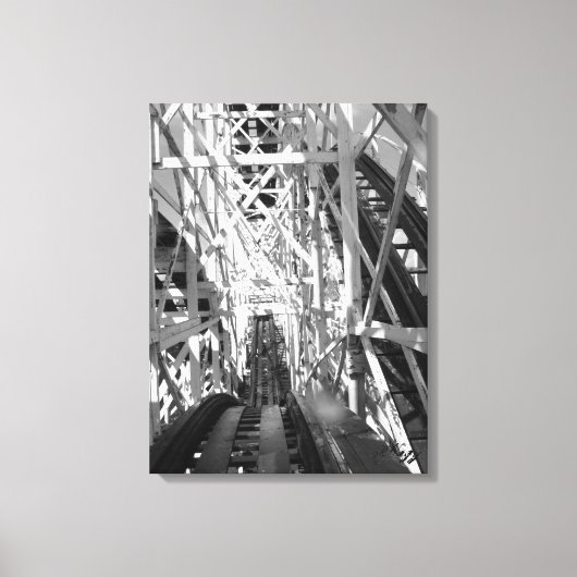 ジェットコースター キャンバスプリント (正面)