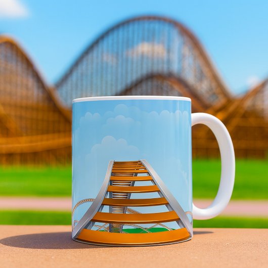 ジェットコースター コーヒーマグカップ