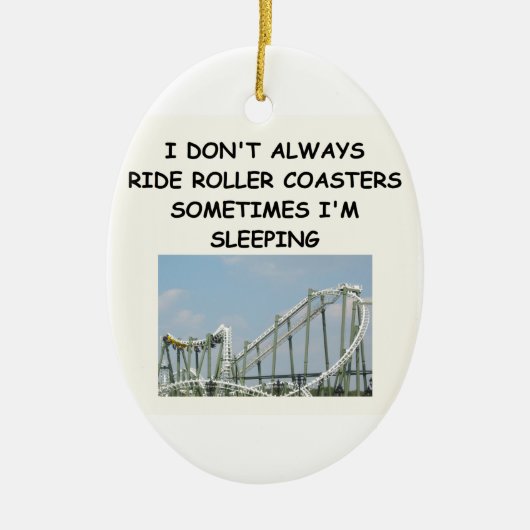 ジェットコースター セラミックオーナメント (正面)