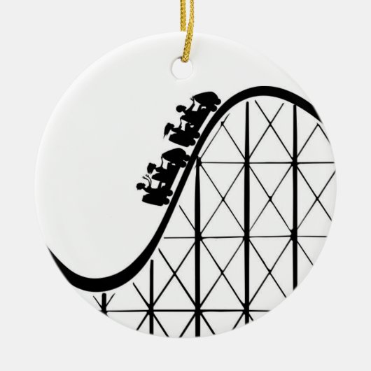 ジェットコースター セラミックオーナメント (正面)