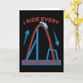 ジェットコースター パーク 遊園地 ギフト カード (黄色い花)