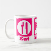 (ジェットコースター) -ピンク食べて下さい、眠らせて下さい、及び乗って下さい コーヒーマグカップ (左)